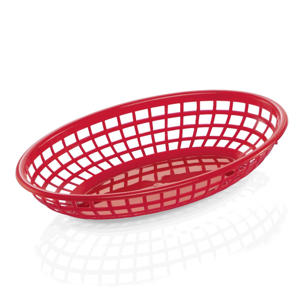 Buffetkorb oval 23,5x 14,5cm aus Polypropylen