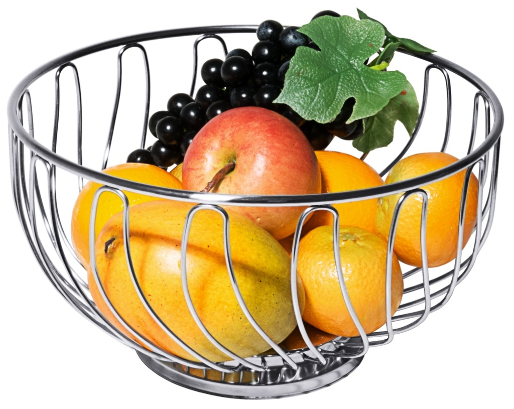 Obstkorb Contacto rund 24,5cm aus Edelstahl 