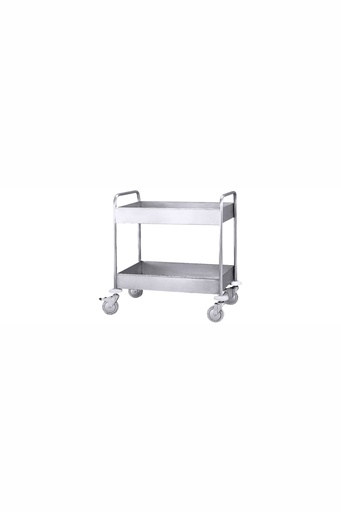 [CTO-8104/002] Abräumwagen Contacto für Geschirr aus Edelstahl