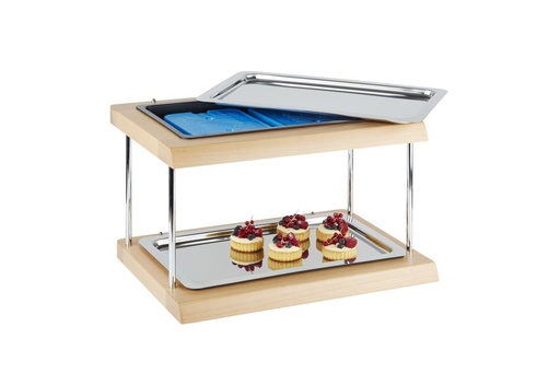 [APS-11541] Vitrine APS 'Doppeldecker', rund