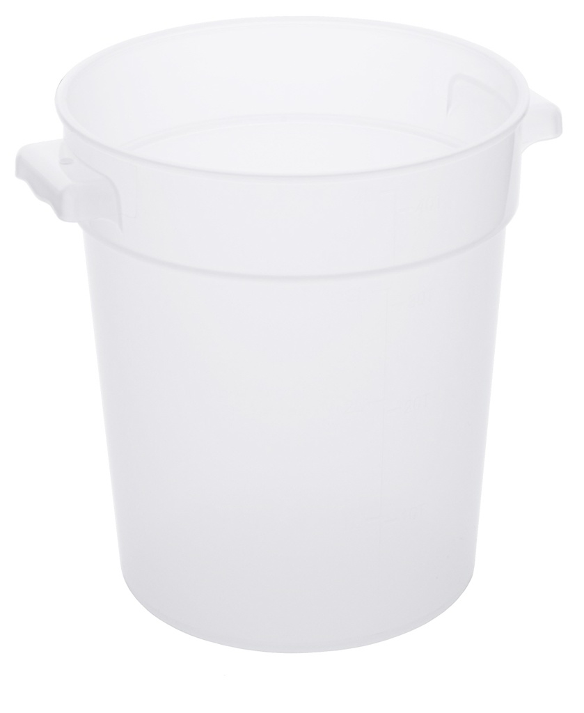 Vorratsdosen rund aus transparentem Polypropylen