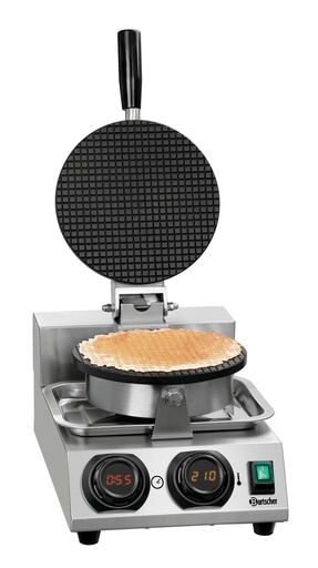 [BAR-370276] Waffeleisen MDI 1HW-AL Bartscher (255mm, 460mm, 250mm, 1kW, rund)