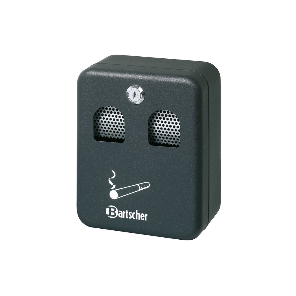 Wandascher (schwarz) lackiertes Stahlblech Bartscher