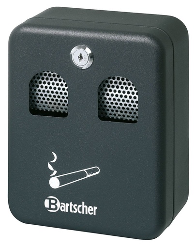 [BAR-860000] Wandascher (schwarz) lackiertes Stahlblech Bartscher