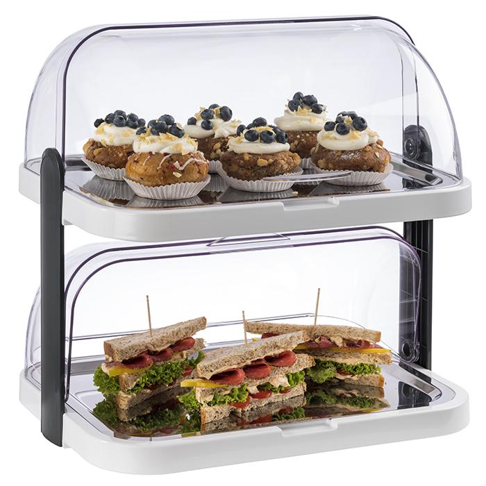 Buffetvitrine 'Doppeldecker'