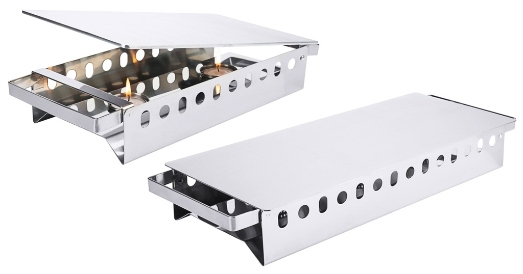 Warmhalteplatten Contacto mit Teelichtern