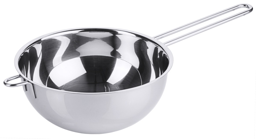 Wasserbad-Schüsseln mit Drahtgriff aus Edelstahl 18/10