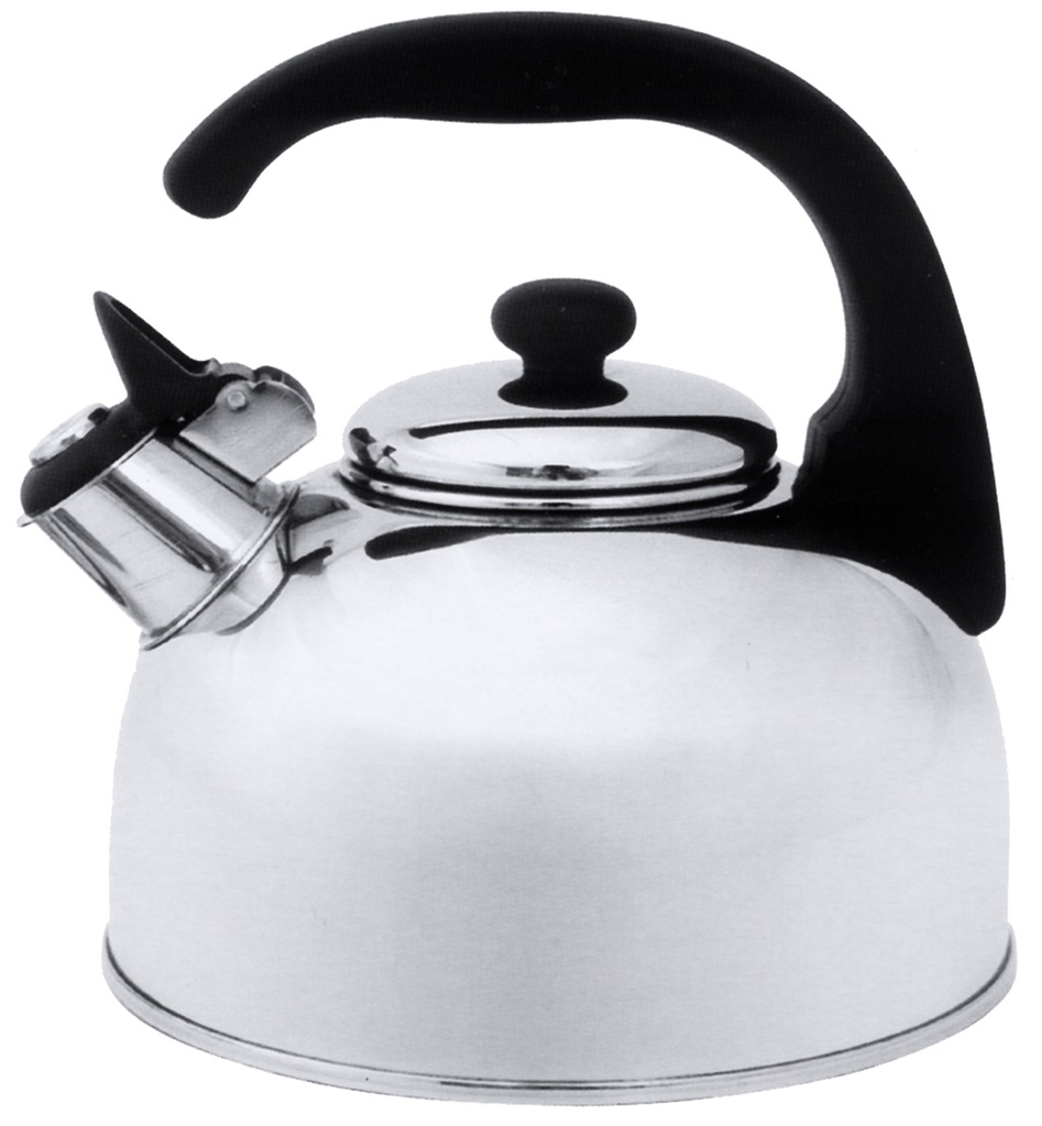 Flötenwasserkessel 2,5 Liter aus Edelstahl