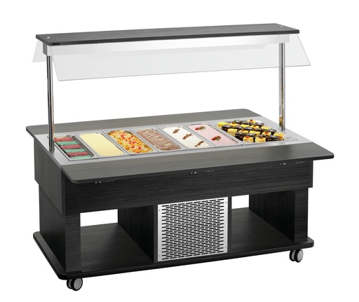 [BAR-125540V2] Buffetwagen Kids W4110-150 U / W / A Bartscher (1160mm, 1420mm, anthrazit)