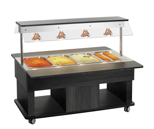 [BAR-125631V2] Buffetwagen Kids K4110-150 U / W / A Bartscher (anthrazit)