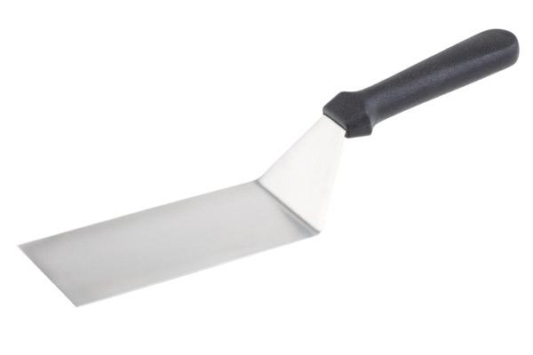 Bratenwender mit flexibler Edelstahl-Klinge und rutschfestem Griff 