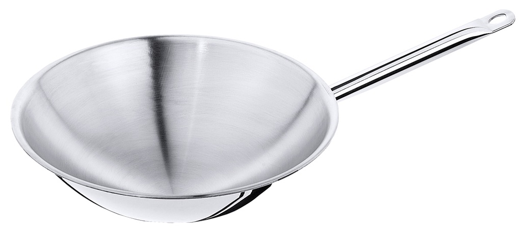 Wok aus mehrschichtigem Material mit rundem Boden ∅ innen 36cm