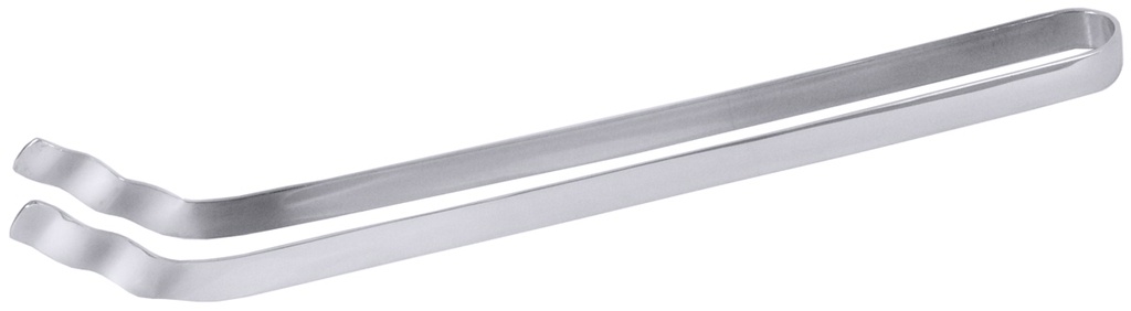 Wurstzange 35cm gebogen aus Edelstahl 18/10
