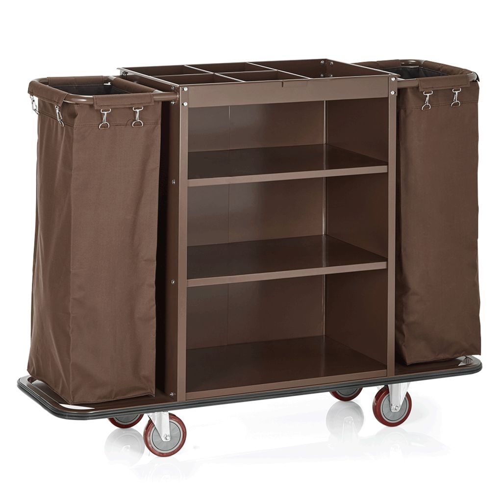 Zimmerservicewagen WAS Germany 140x 47x 108cm mit 2 Wäschesäcken