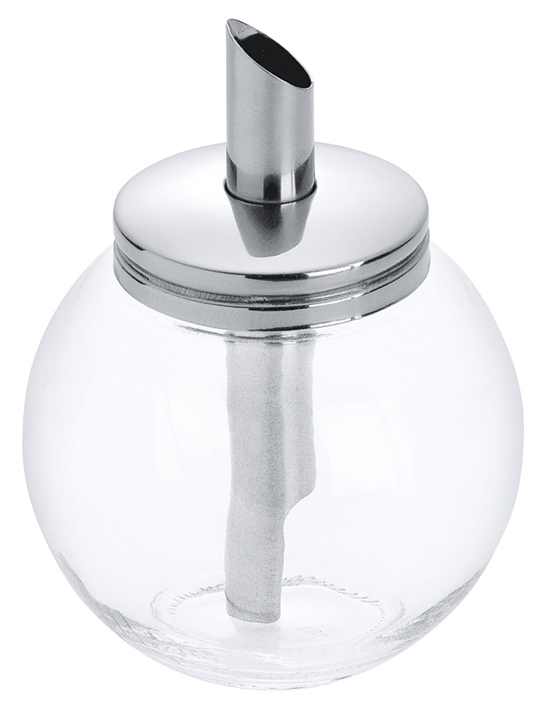 Zuckerstreuer 0,225l aus glattem Pressglas