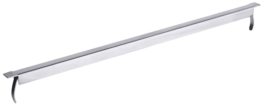 Gastronorm-Zwischenstege schmal aus Edelstahl für GN Behälter mit Fallgriffe