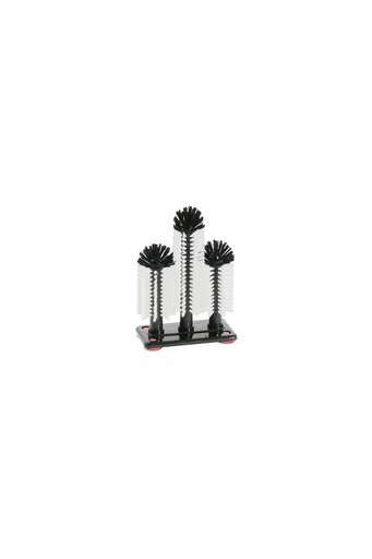 [CTO-5888/318] Gläserbürsten Contacto (Kunststoffplatte) 18/24/18cm