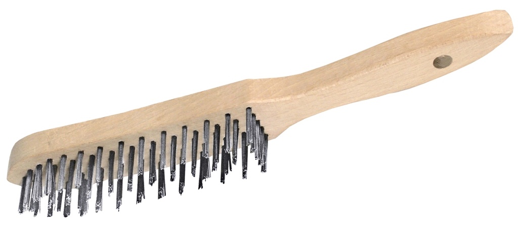 Bürste mit Stahldrahtborsten