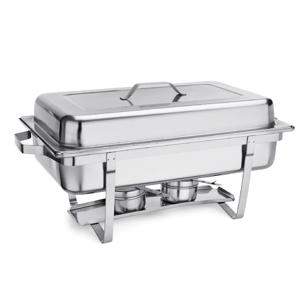Chafing Dish GN 1/1 mit 2 Brennpastenbehälter