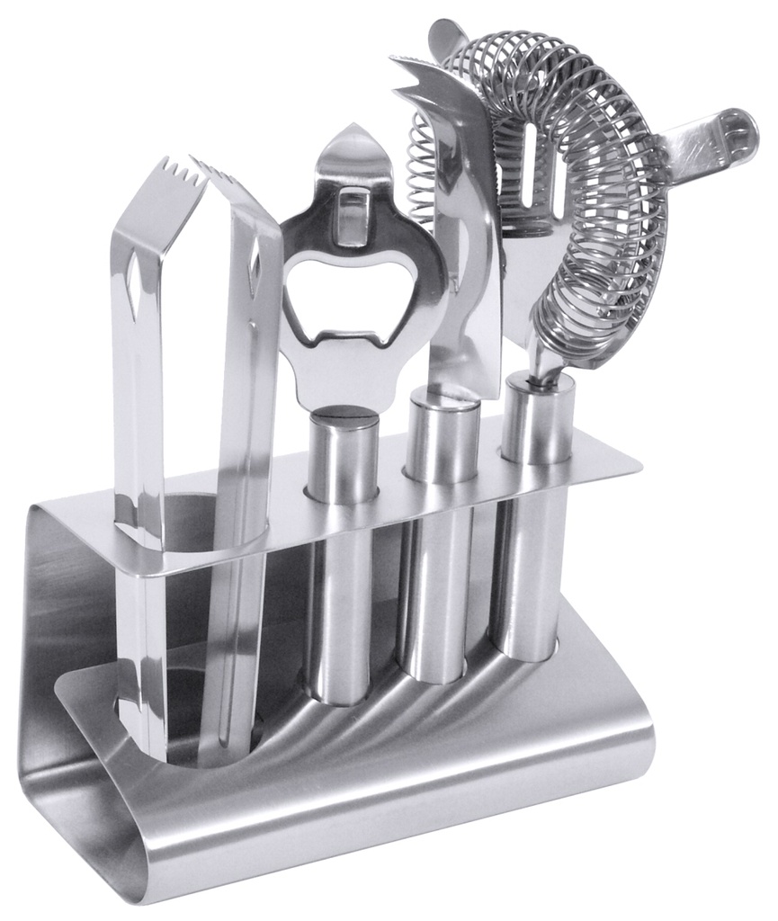 Cocktail-Set 4-teilig aus Edelstahl 18/10