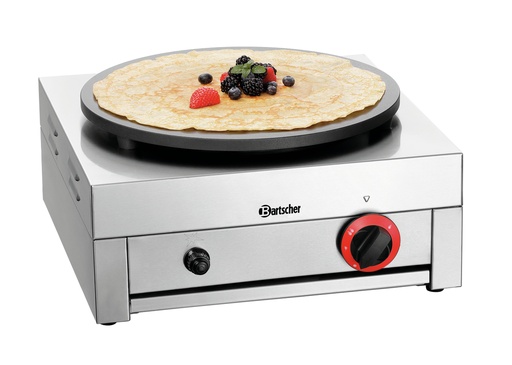 [BAR-1043613] Crêpe-Backgerät Gas Bartscher (450mm, 500mm, 250mm, 3kW, 1)