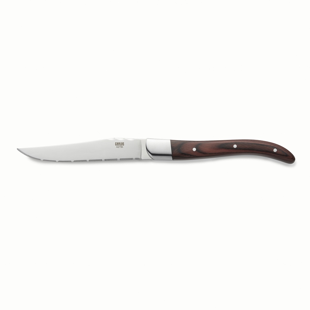 Steakmesser CARLOS WAS Germany mit Pakkaholzgriff