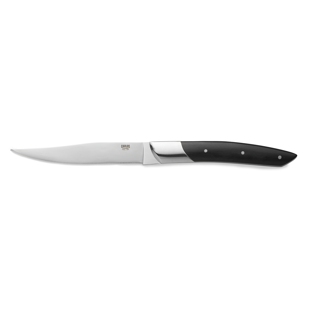 Steakmesser CARLOS WAS Germany mit Sandel -/ Pakkaholzgriff