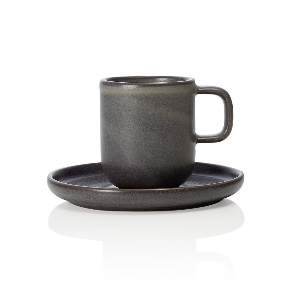 Espresso- mit Untertasse ONE STONE GREY WAS Germany 90ml
