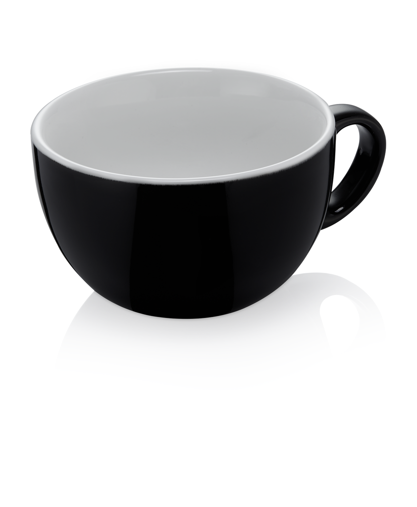 Caffé Latte Tasse ITALIA BLACK, 350ml