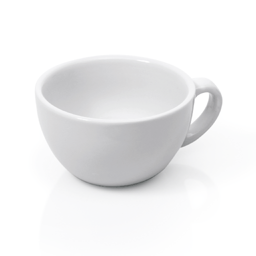[WAS-4999020] Cappuccino-Tasse ITALIA WHITE WAS Germany (200ml)
