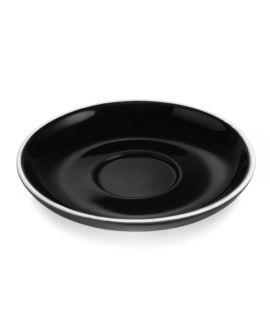 Espresso-Untertasse (doppio) ITALIA BLACK Werner a Schulz 15,5cm