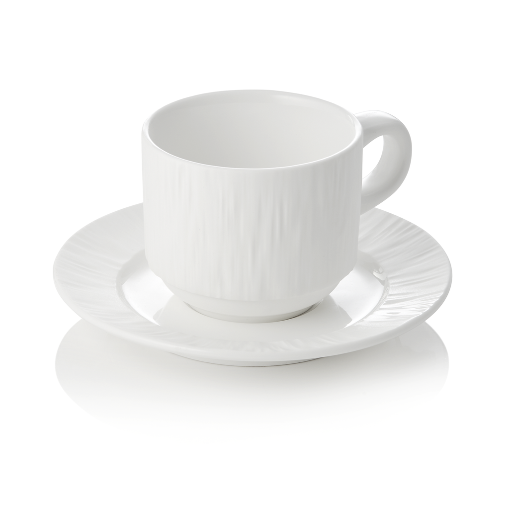 Obertasse mit Untertasse MAYA SHIRO WAS Germany 0,24L
