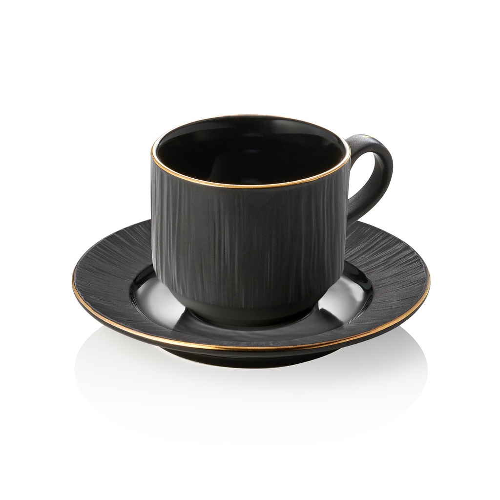 Obertasse mit Untertasse MAYA KURO WAS Germany 0,24L