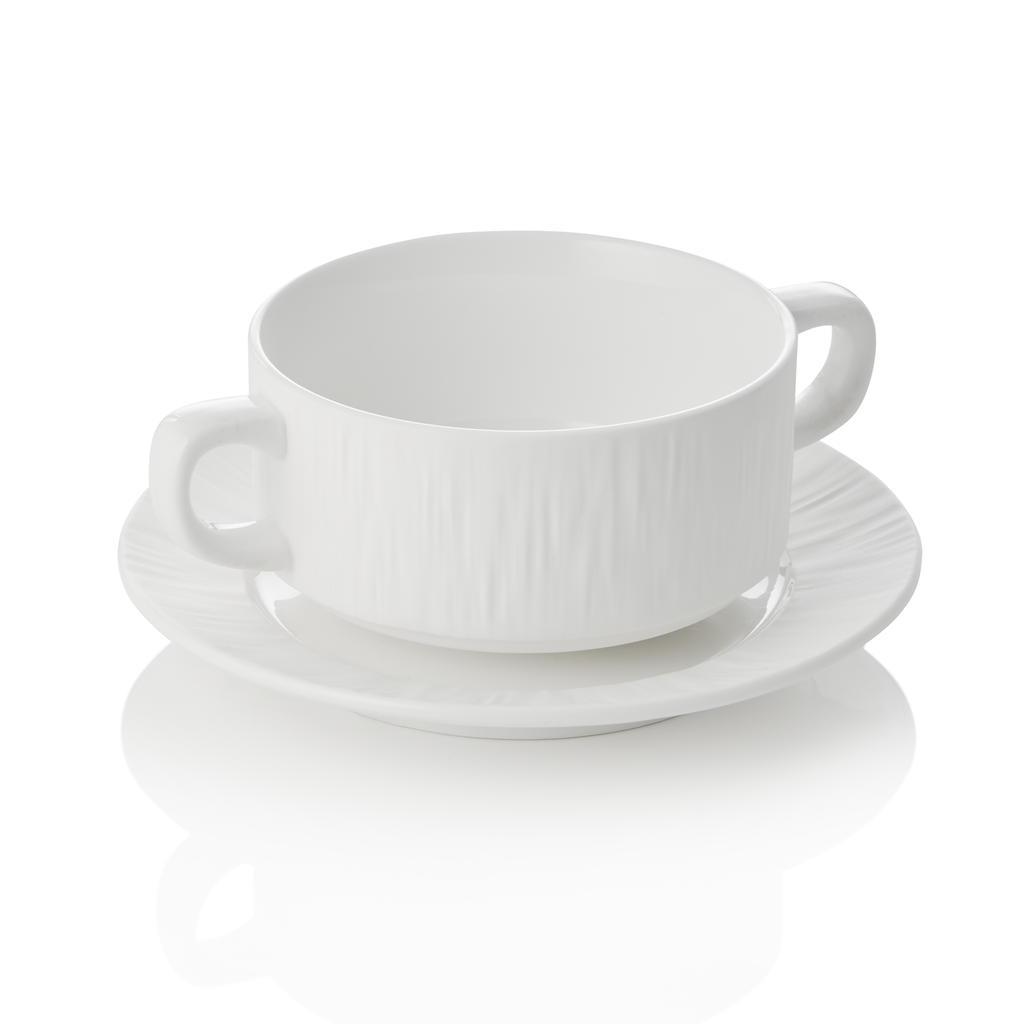 Suppentasse mit Untertasse MAYA SHIRO WAS Germany 0,25L