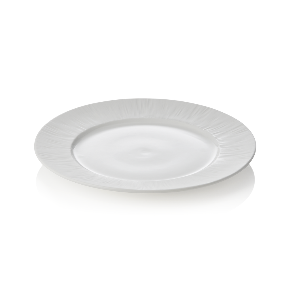 Teller MAYA SHIRO flach, 22 cm