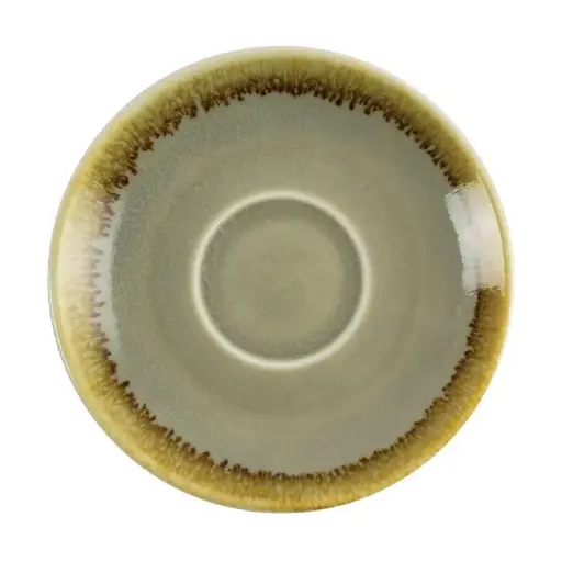 [GAS-GP477] Espresso-Untertasse OLYMPIA KILN Gastronoble ∅11,5cm farbig (moos)