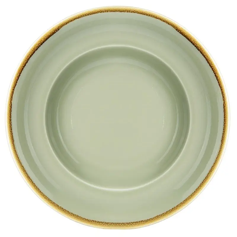 Pastateller Olympia Kiln moosgrün 25cm 
