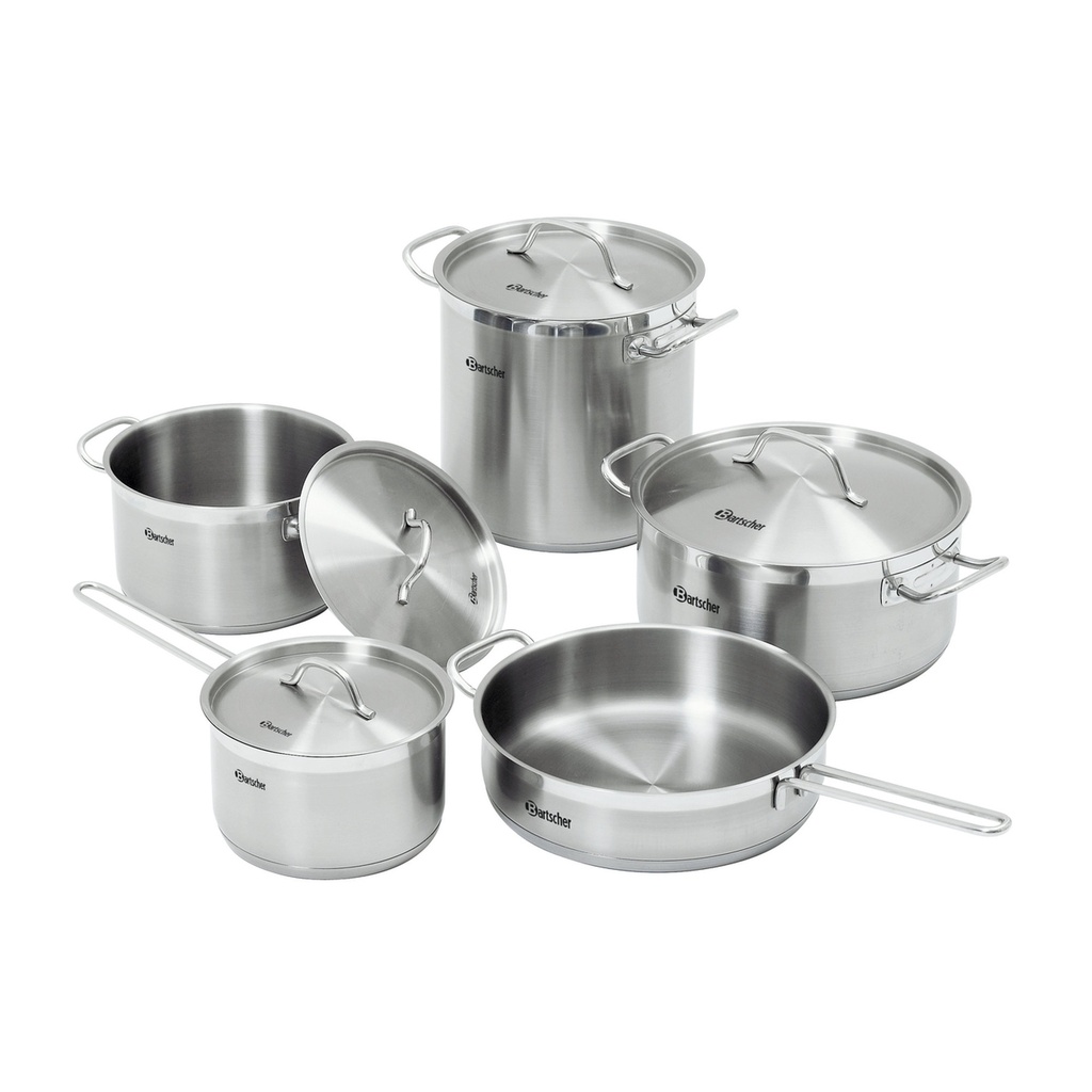 Kochtopf-Set T4P1 ( 5tlg.)  2-6 Liter inkl. Pfanne Bartscher