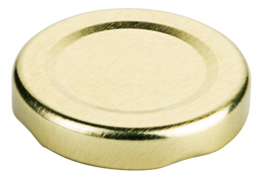 [CTO-2740/909] Deckel Contacto zu Marmeladenglas 2740 / 8 Stück (gold)