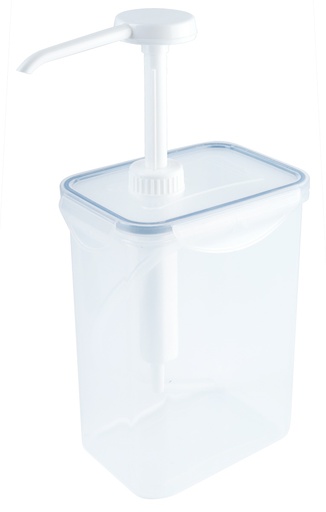 [CTO-1324/150] Dispenser Contacto eckig mit 30mL Pumpe (1.5, 130mm, 90mm, 290mm)
