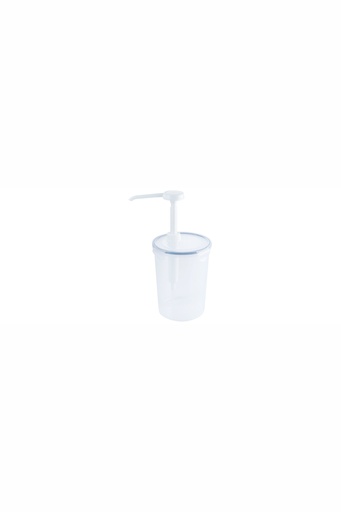 [CTO-1323/200] Dispenser Contacto aus Polypropylen rund mit Pumpe (2.0, 12.5cm, 305mm)