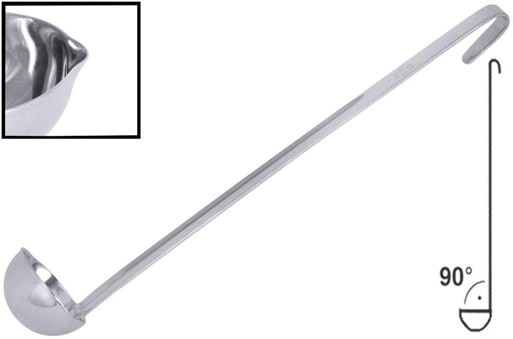 Dressingschöpfer  0,06 l fugenlos  aus Edelstahl 18/10