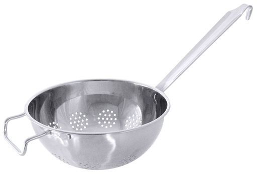 [CTO-124/240] Stielsieb Contacto aus Edelstahl 18/10 mit Flachstiel (24cm, 3.5, 120mm)