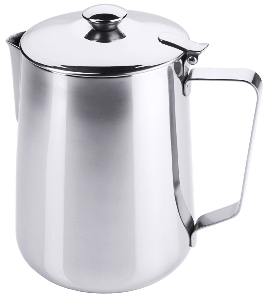 Kaffeekannen aus Edelstahl 18/10 mit Scharnierdeckel