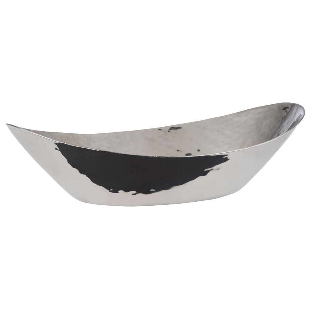 Edelstahlschalen, oval