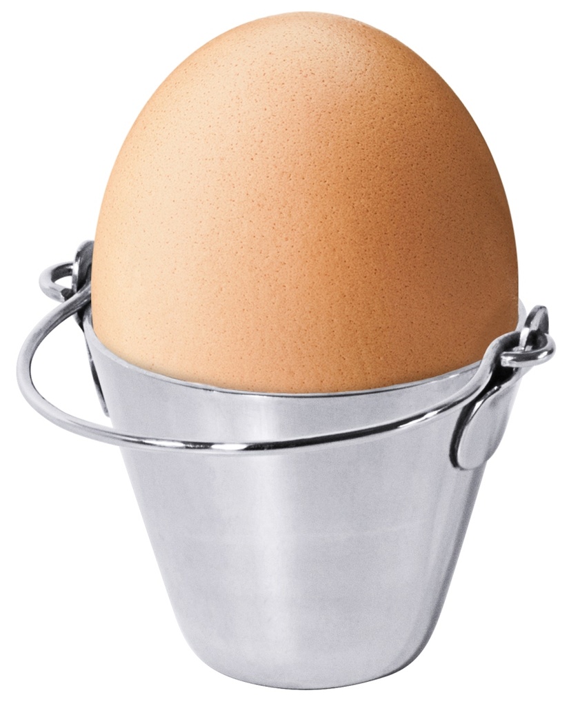 Eierbecher Contacto als Minieimer aus Edelstahl ∅ 4,5cm