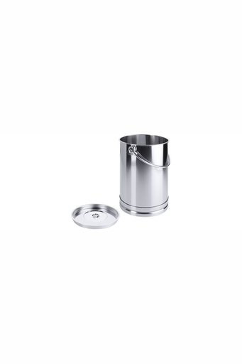 [CTO-3003/008] Eimer Contacto zylindrisch mit Bodenreifen aus Edelstahl (20cm, 290mm, 8.0)
