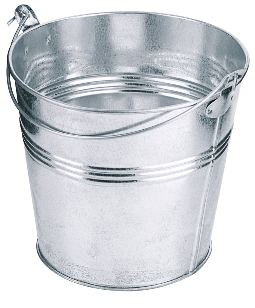 Eimer aus verzinktem Blech 1,3 L