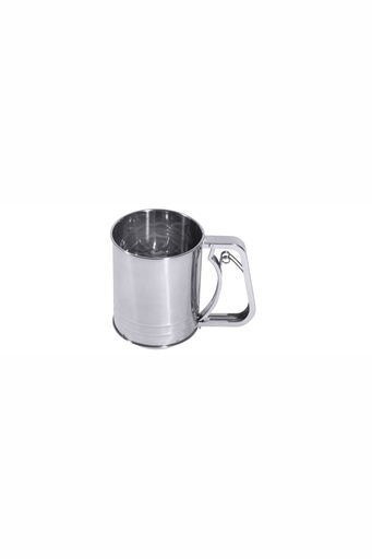 [CTO-2603/100] Einhand-Drücksieb Contacto aus Edelstahl 18/10 (10cm, 0.5, 130mm)