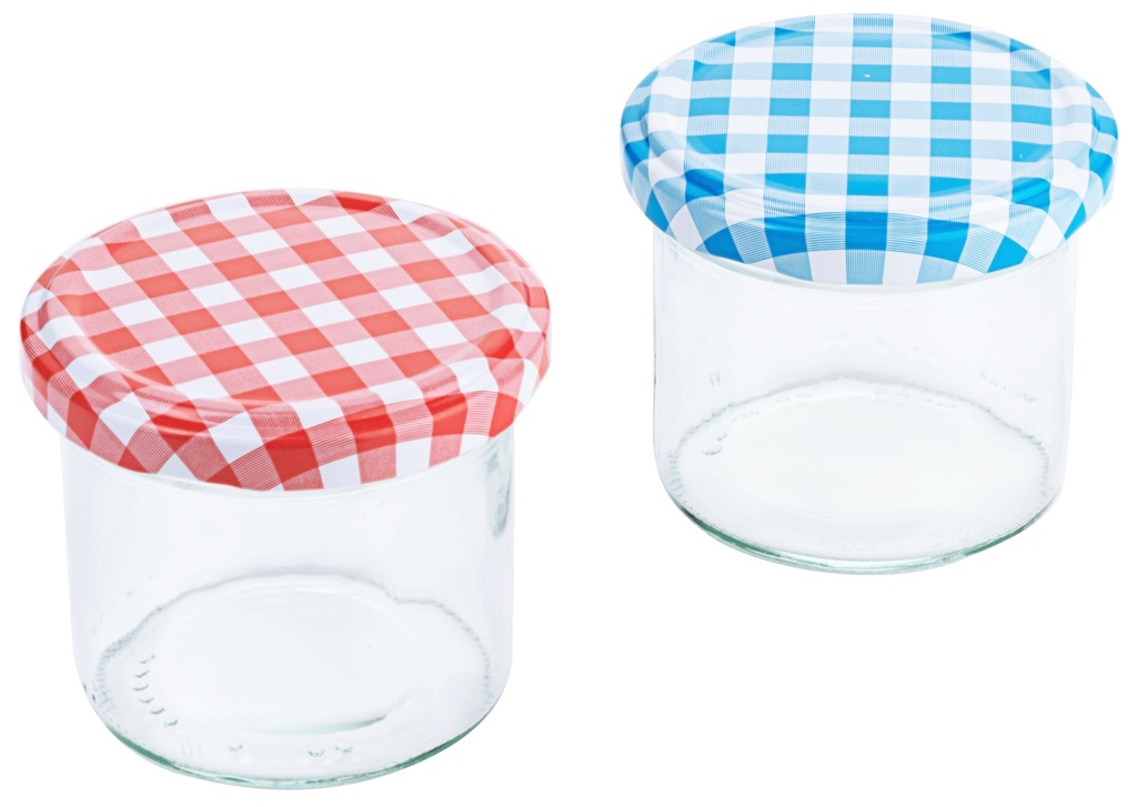 6 Stück Einkochgläser mit Schraubdeckel